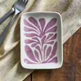 Fauni Leaf Stoneware Plate - Multi