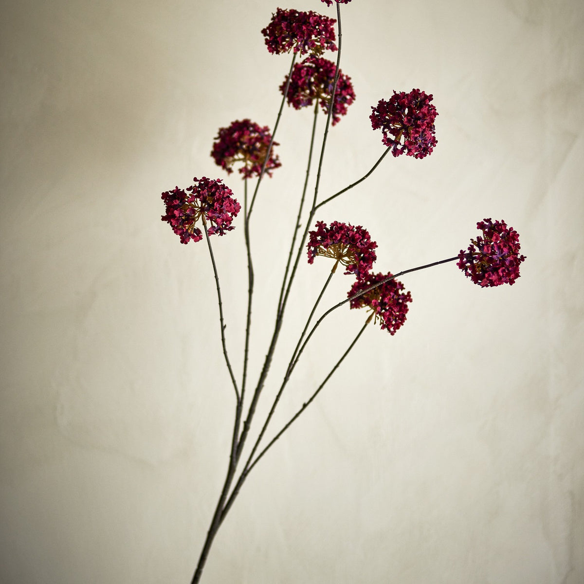 Hydrangea Artificial Stem - Red