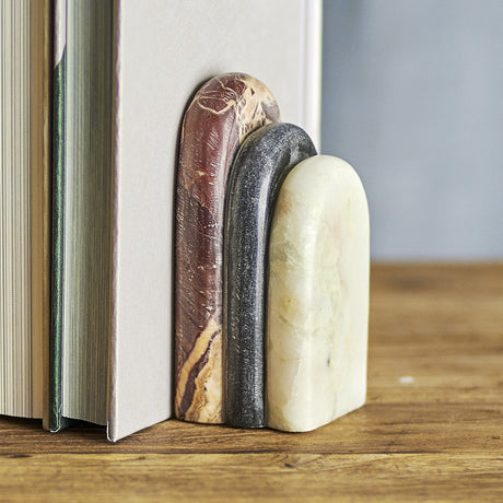 Vani Marble Bookends Set of 2 - Multi