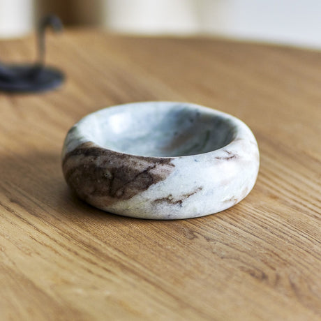 Indah Marble Bowl 15cm - Grey