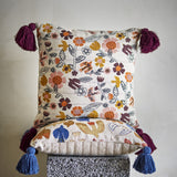 Vivielle Floral Cotton Cushion - Multi