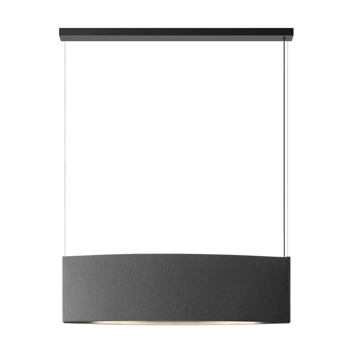 Noren S/123 Fabric LED Pendant Light - Dark Grey