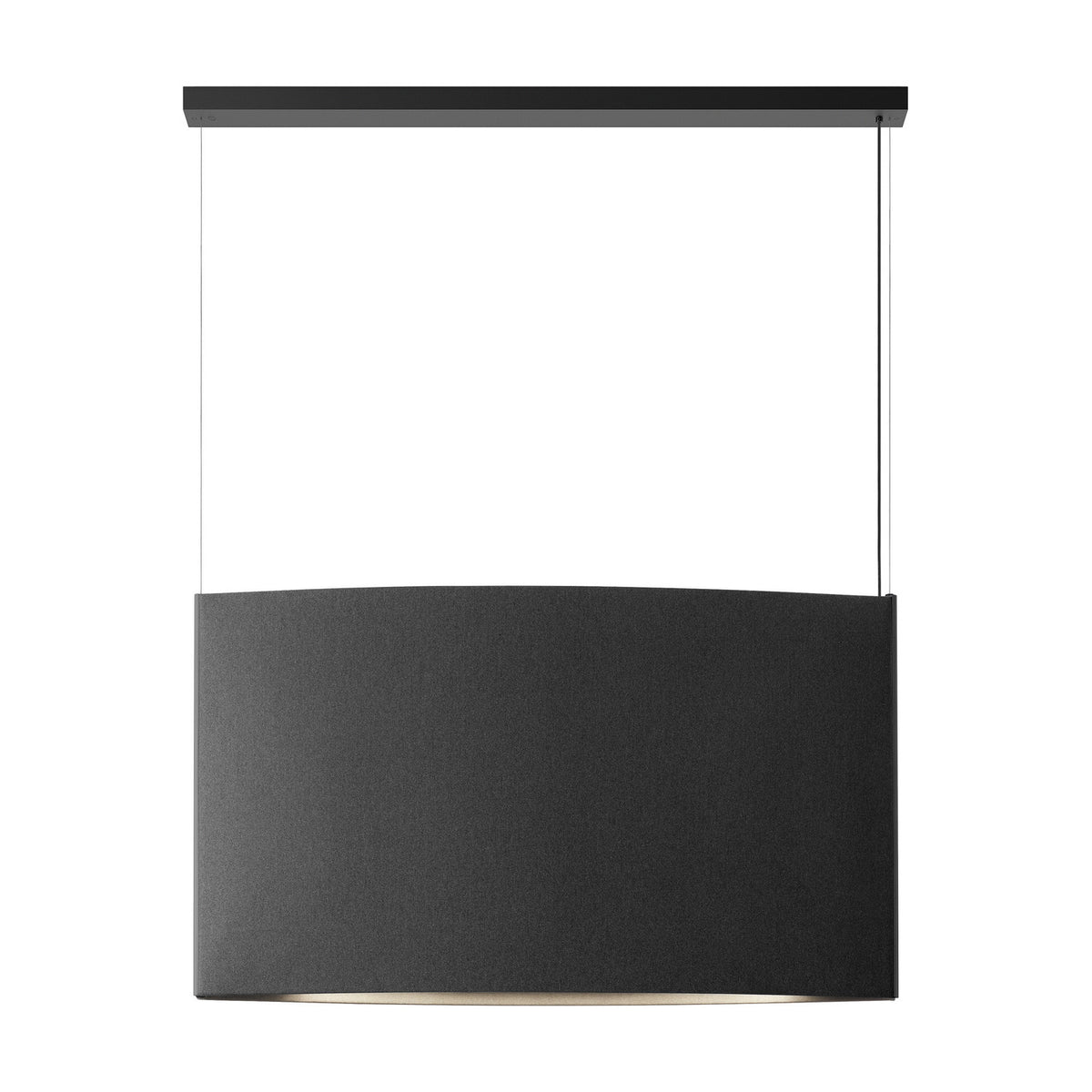 Noren S/123.2 Fabric LED Pendant Light - Dark Grey