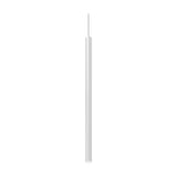 To-Be Aluminium Linear LED Pendant Light, a slim white tube 65cm long on a fine suspension cable, shown against a plain white background.