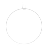 Zero Round Vertical Ring Pendant Light, a slim 74cm white circular pendant with integrated LED tracing the ring, shown on a plain white background.