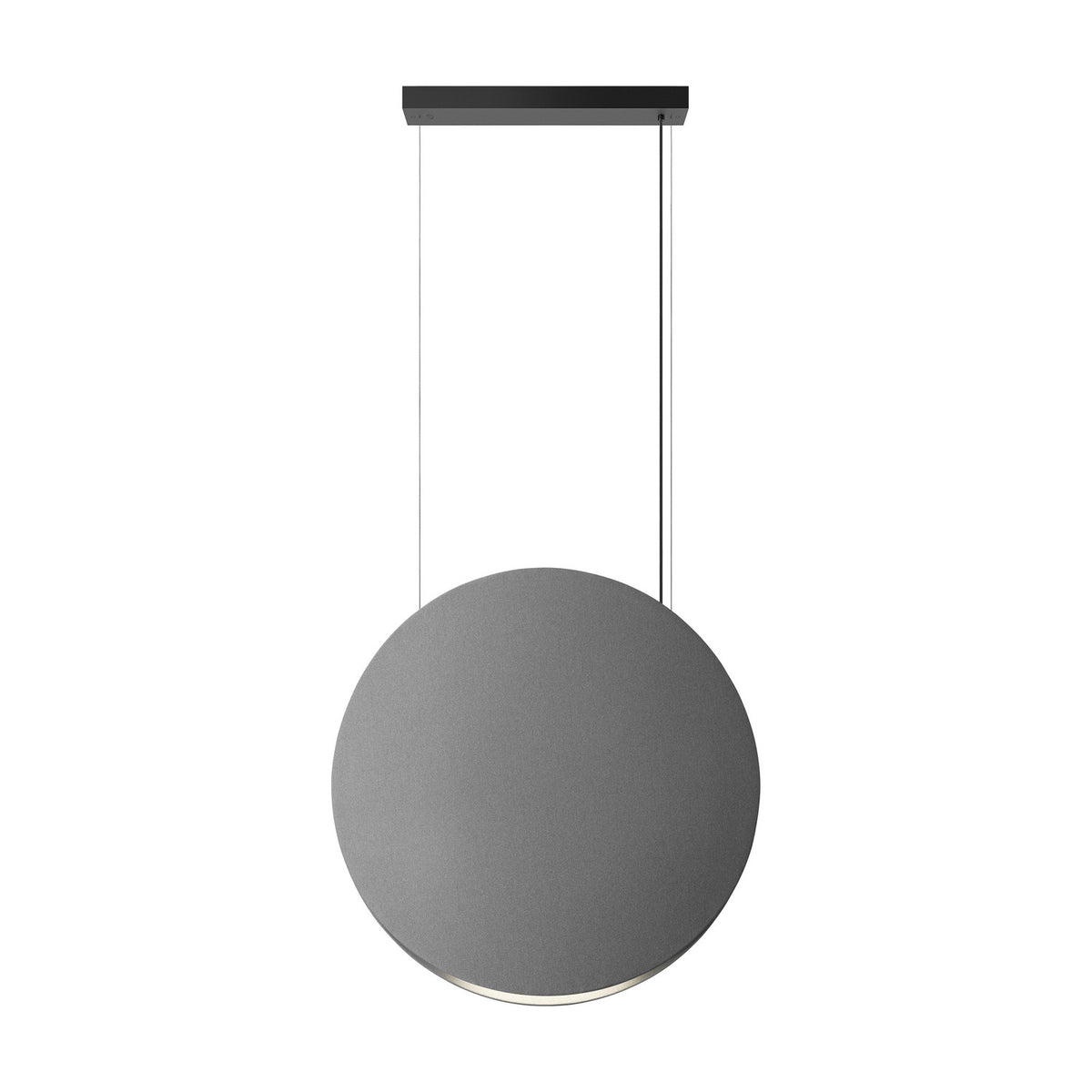 Noren S/85 Fabric Disc LED Pendant Light - Light Grey