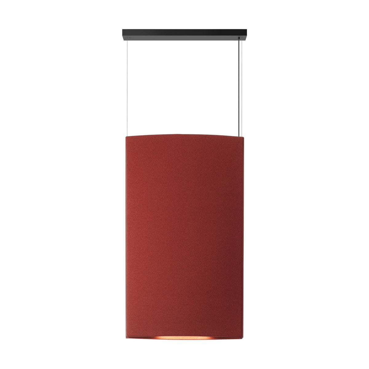 Noren S/72 Fabric LED Pendant Light - Terracotta