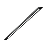 Street Line Linear LED Track Spotlight in black, a slim bar with a continuous white diffuser strip, shown diagonally on a plain white background.