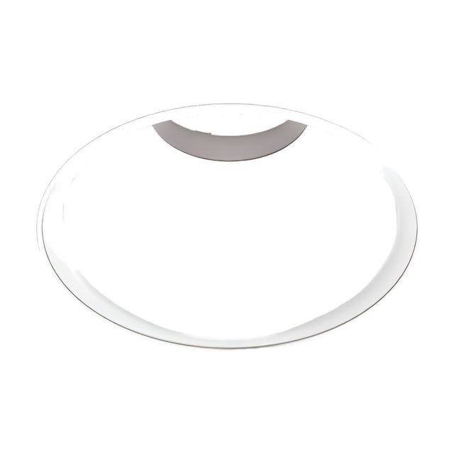 Bug Halo Recessed LED Downlight in white, a round ceiling fitting with a smooth inset cone revealing a grey recess, shown on a plain white background.