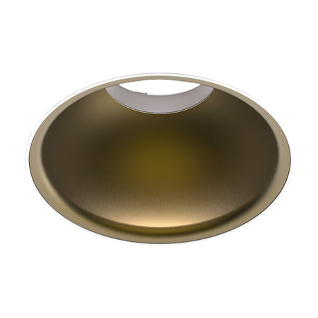 Bug Halo Recessed LED Downlight in Brushed Bronze, a round fitting with a deep recessed reflector, shown against a plain white background.
