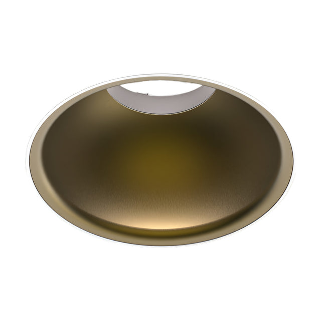 Bug Halo Recessed LED Downlight in Brushed Bronze, a round fitting with a deep recessed reflector, shown against a plain white background.