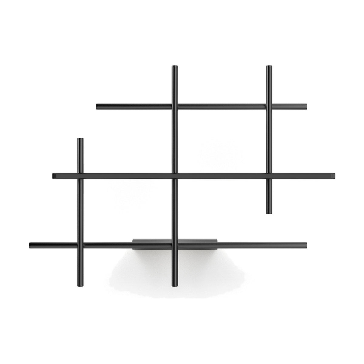 Hilow Black Diffuser Frame LED Wall Light - Matt Black