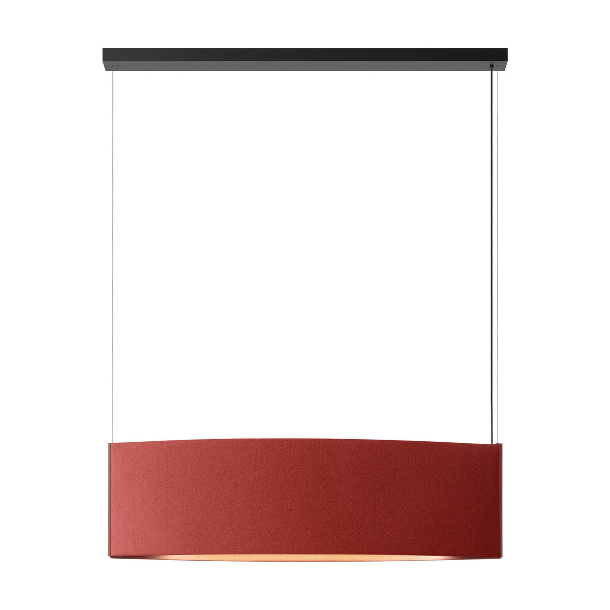 Noren S/123 Fabric LED Pendant Light - Terracotta