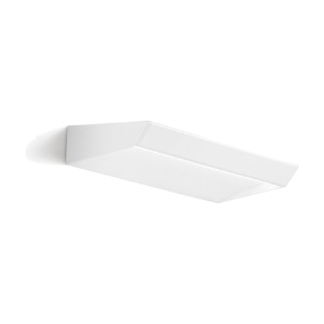 Gonio LED Wall Light 44cm in white, a slim wedge-shaped fixture with angled edges and integrated LED, shown on a plain white background.