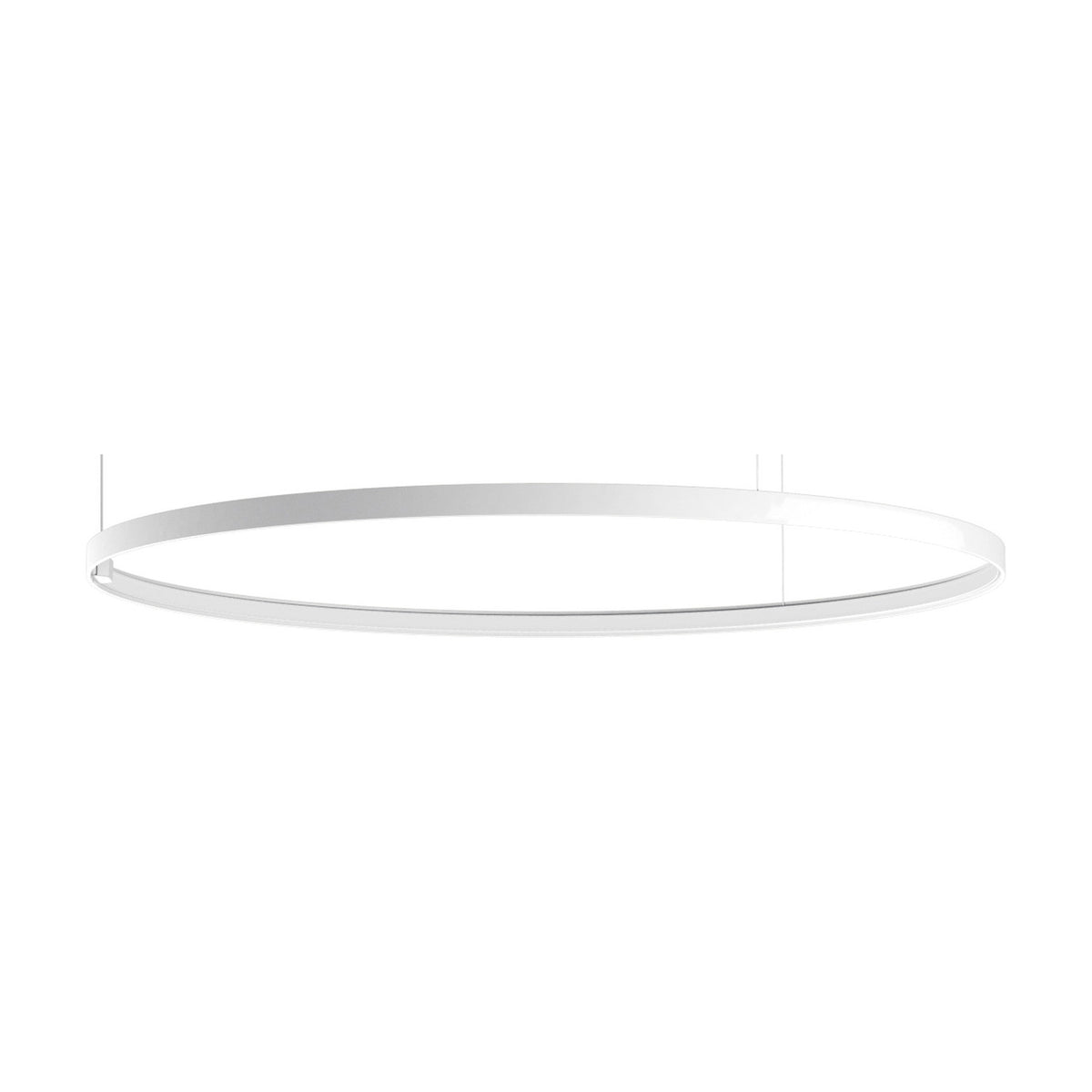 Zero Round Smart Aluminium Ring LED Pendant Light 98cm