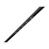 Street Spot linear LED track spotlight in black, a slim bar with a row of small round light openings, shown diagonally on a white background.