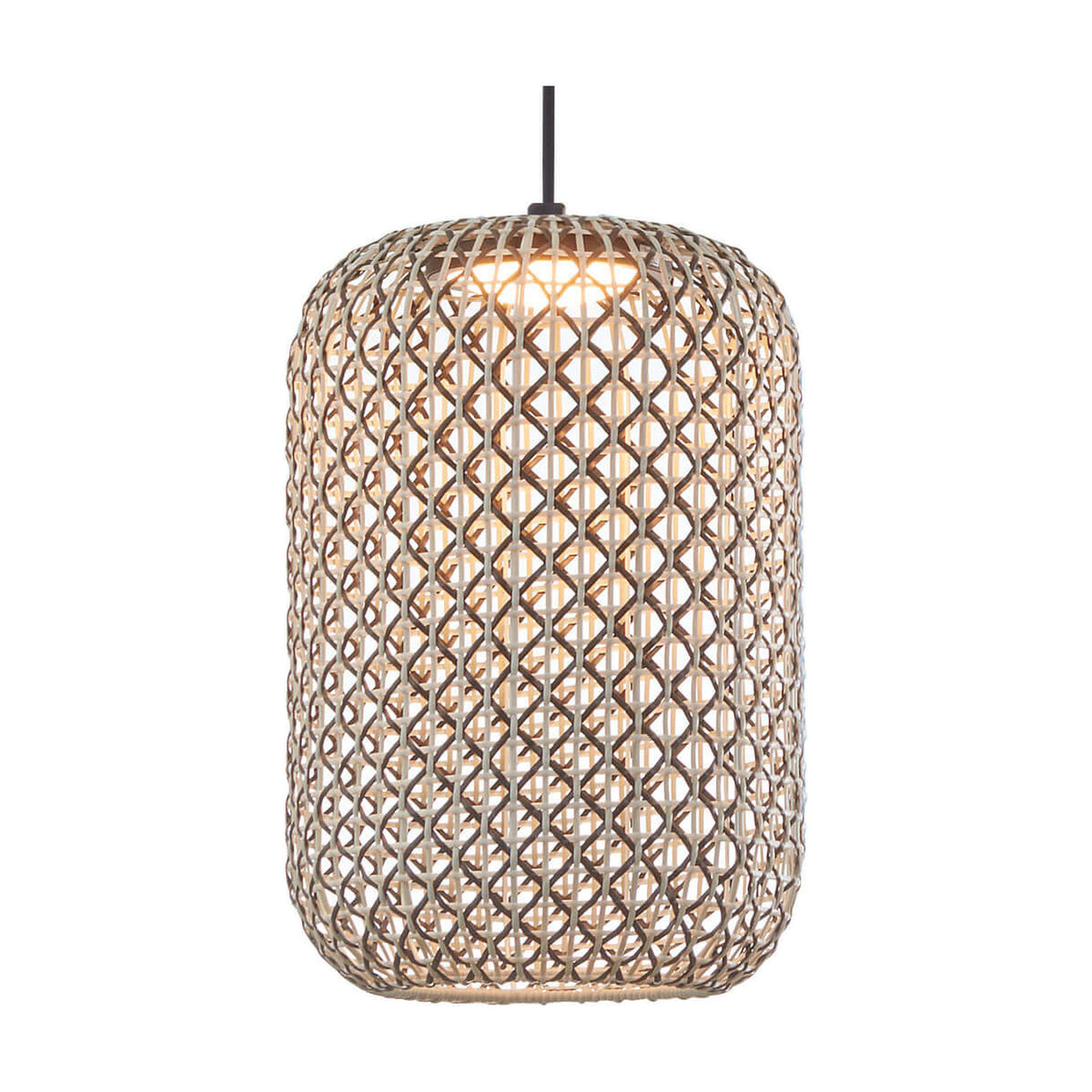 Nans S/31.2 Outrack Woven LED Outdoor Track Pendant Light - Brown
