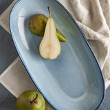 Sandrine Stoneware Platter - Blue