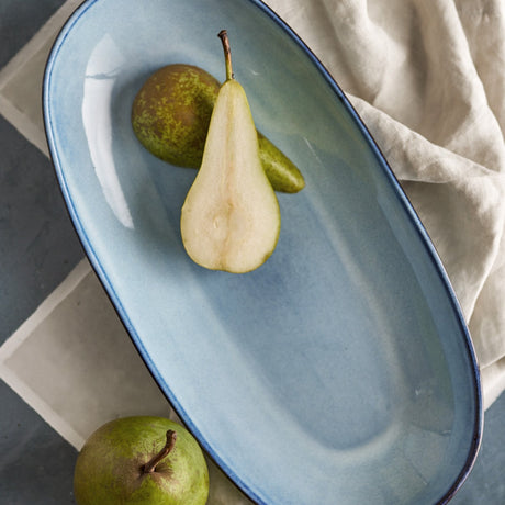 Sandrine Stoneware Platter - Blue