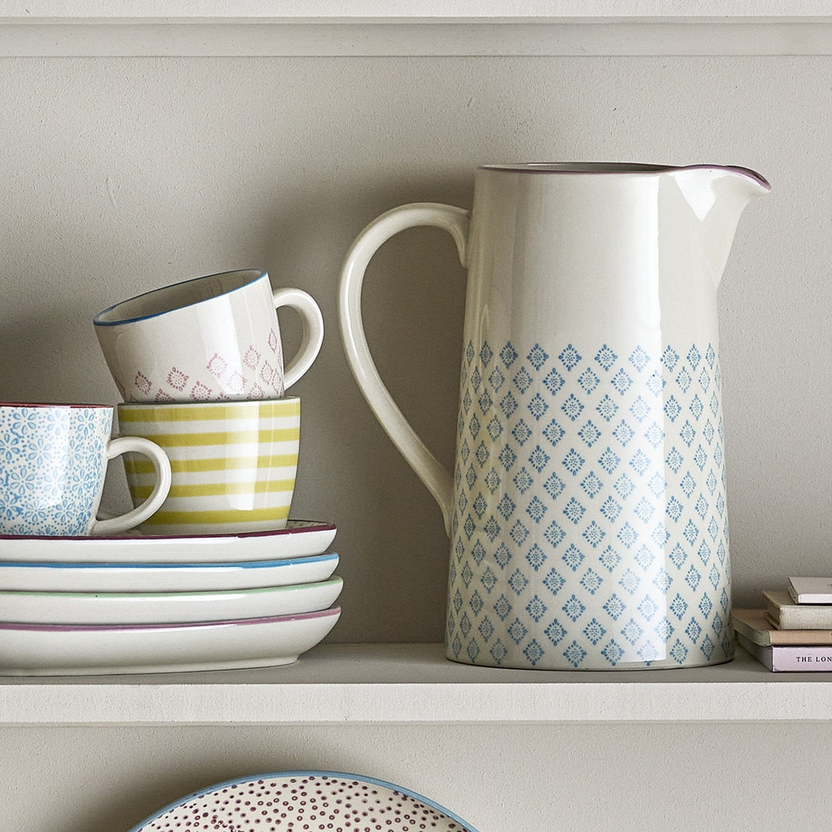 Patrizia Stoneware Jug 1500ml - Blue