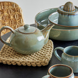 Pixie Stoneware Teapot 825ml - Green