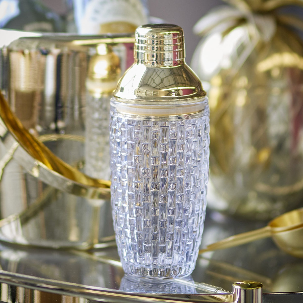 Glass Cocktail Shaker - Clear