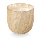 Winter White Crackle Glass Scented Candle 11.5cm