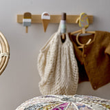 Zyon Ice Cream Wooden Coat Rack - Multi