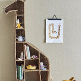 Kalu Giraffe Kids Bookcase - Beige