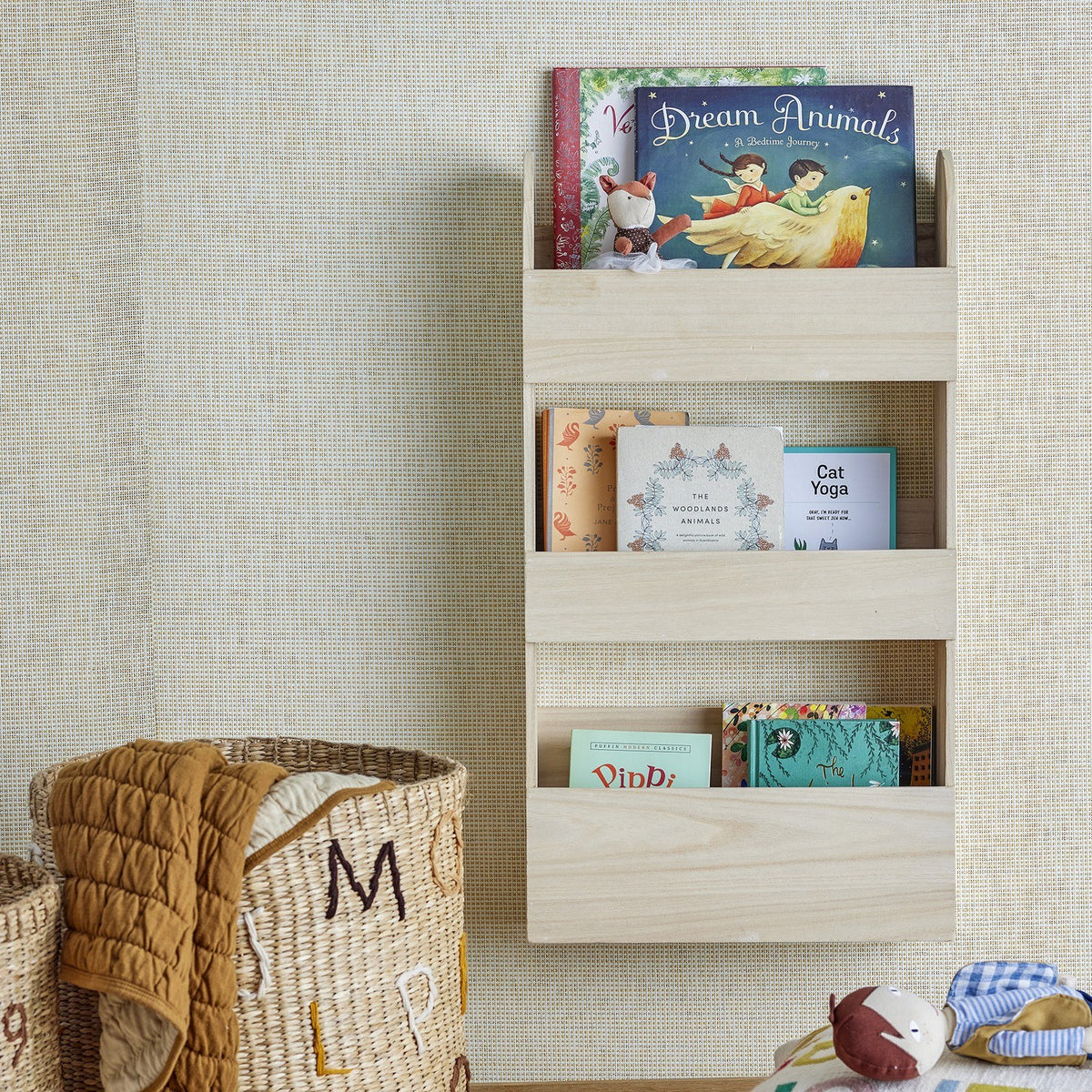 Moris Wooden Wall Shelf - Natural
