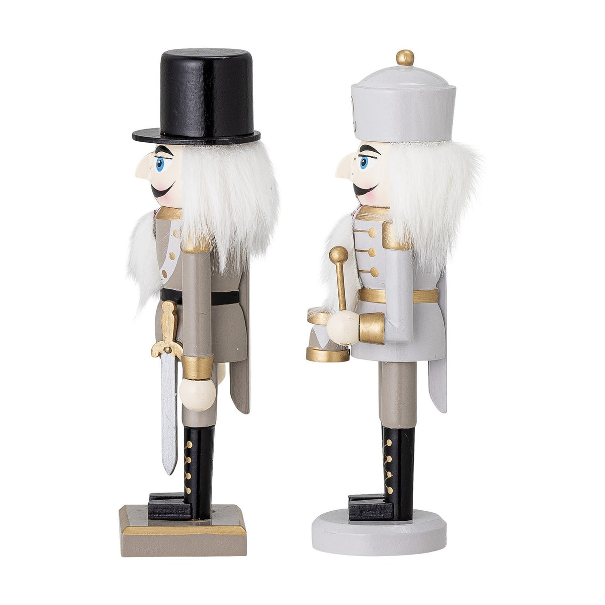 Darren Wooden Christmas Decorations 20cm Set of 2 - Multi