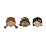 Rosalia Wall Hooks Set of 3 - Brown