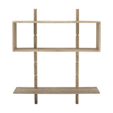Millian Wooden Wall Shelf 110.5x96.5cm - Beige