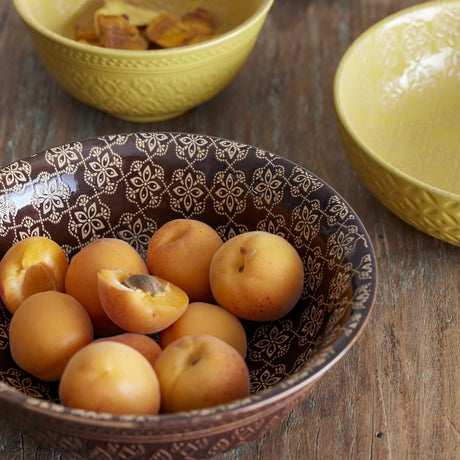 Marsala Stoneware Bowl 21cm - Brown