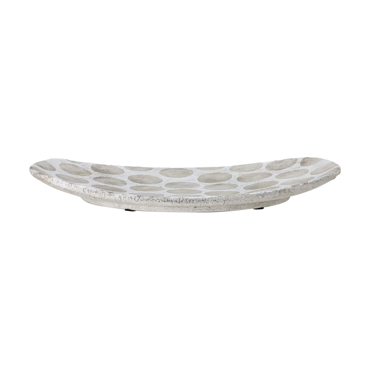Felan Terracotta Tray - White