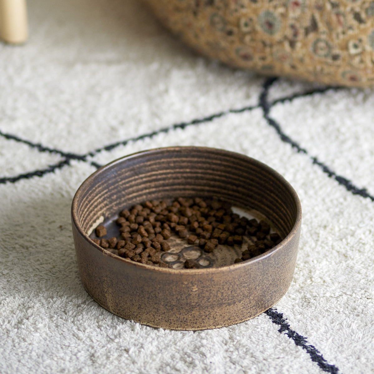 Buddy Stoneware Pet Bowl 21.5cm - Brown
