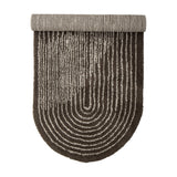 Zhina Oval Cotton Rug 160x70cm - Brown