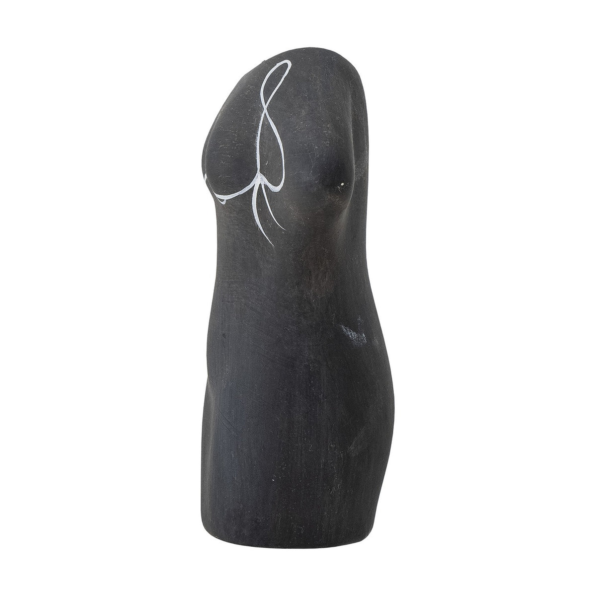 Lulu Terracotta Vase 16cm - Black