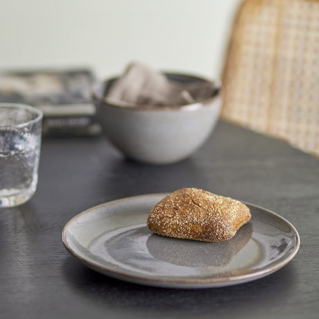Sandrine Stoneware Side Plate - Grey