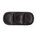 Vasilia Wooden Bowl 35x15cm - Brown