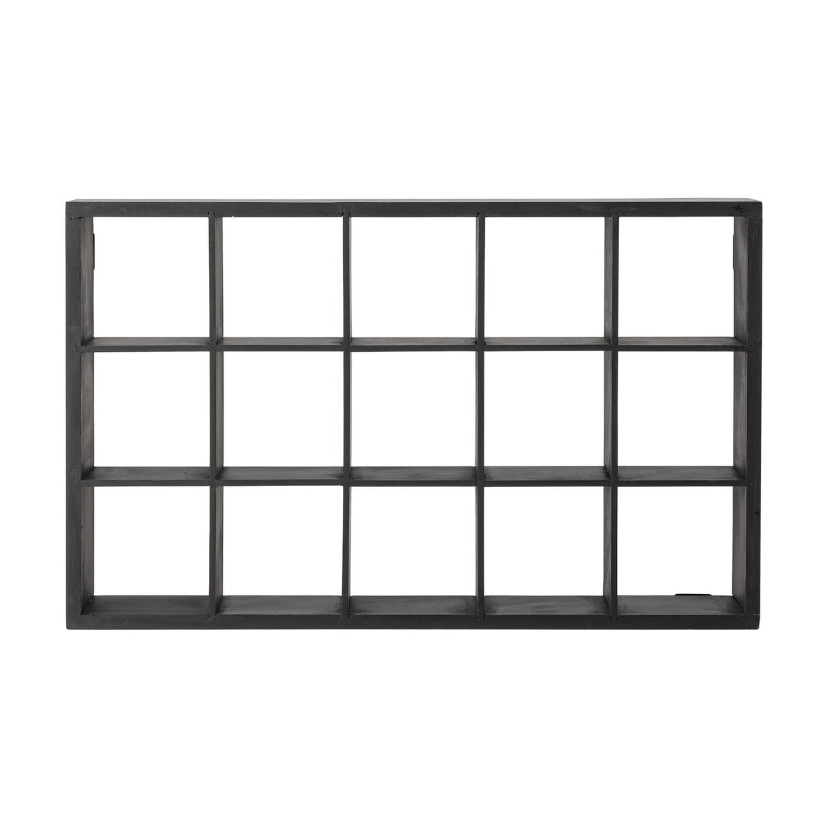 Olinn Wooden Wall Shelf - Black