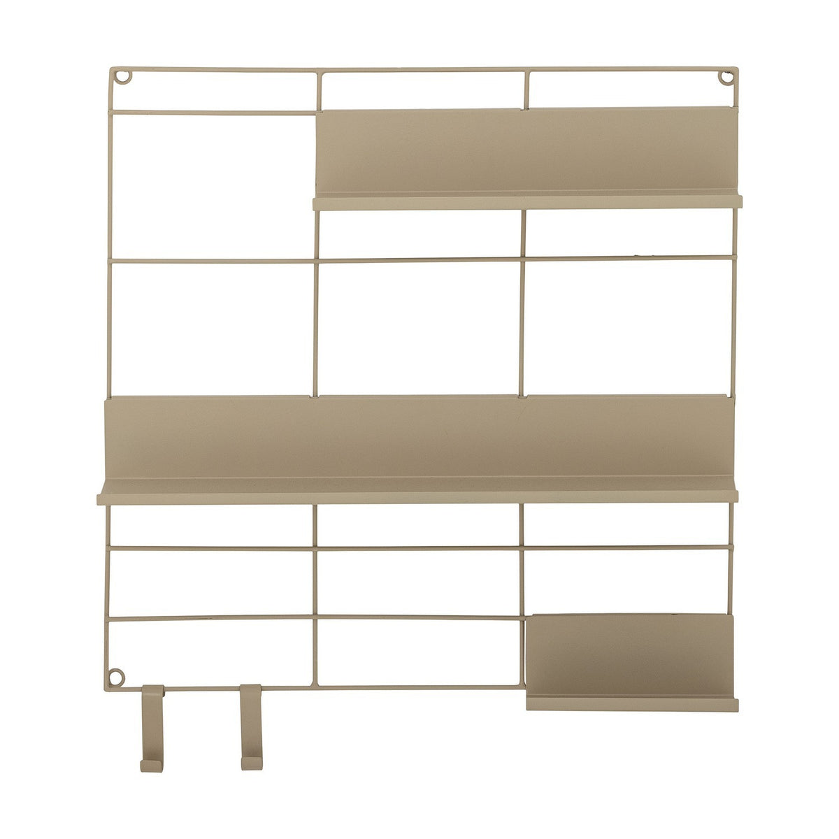 Osca Iron Wall Shelf - Beige