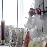 Liuka Wool Christmas Tree Decorations Set of 2 - White