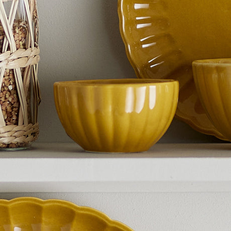 Latina Stoneware Bowl 9cm - Yellow