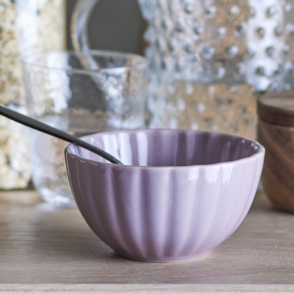 Latina Stoneware Bowl 12cm - Pink