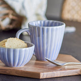 Latina Stoneware Cup 220ml - Light Blue