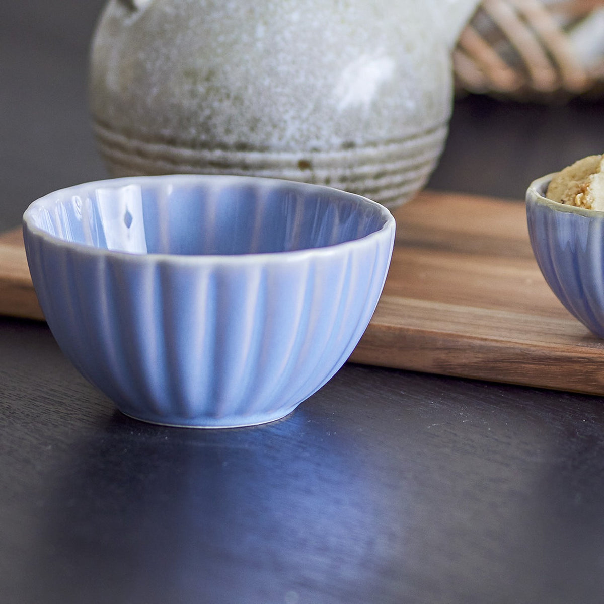 Latina Stoneware Bowl 12cm - Dusty Blue