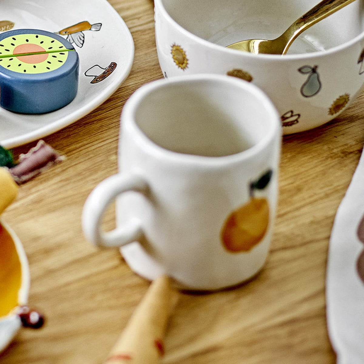 Agnes Stoneware Cup 230ml - Cream