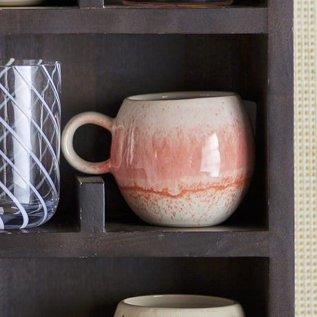 Paula Stoneware Cups 275ml Set of 4 - Orange