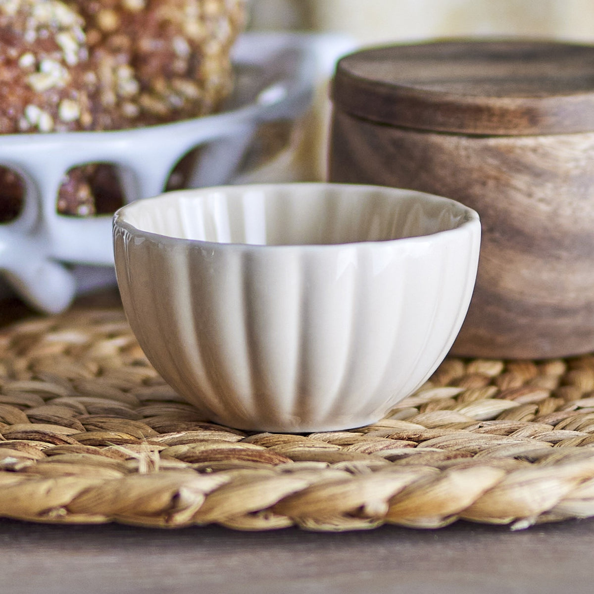 Latina Stoneware Bowls 12cm Set of 6 - Beige